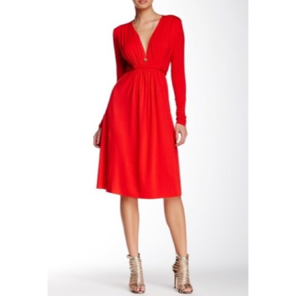 NWOT Vibrant Red Rachel Pally Maternity Dress